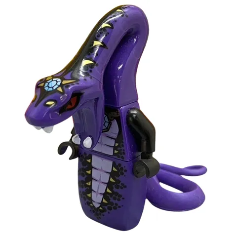 LEGO Ninjago Minifigure Pythor Dark Purple Long Tail Anacondrai Snake Villain