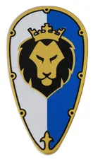 Lego Ovoid Shield Golden Lion Castle Knights for Minifigures 2586pb006