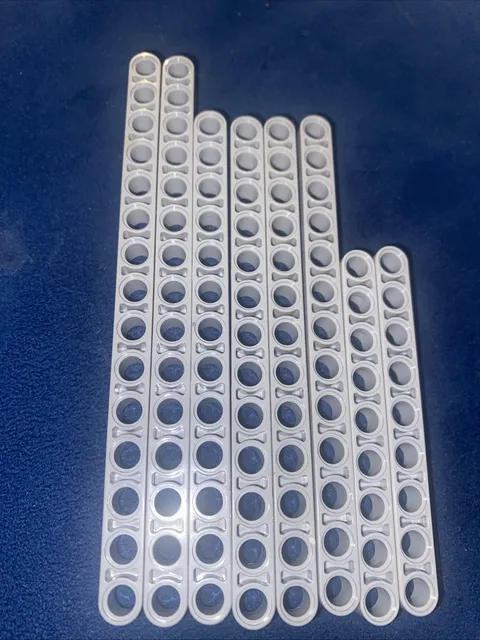 Lego Light Gray Technic, Liftarm, Thick 1 X 11 , 1x13, 1x9 Part No. 32525 8