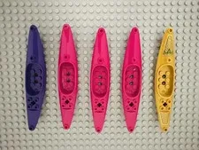 Lot Of 5 Random Lego Kayak Purple 6186330 Black 6210722 Yellow 6261267 Red