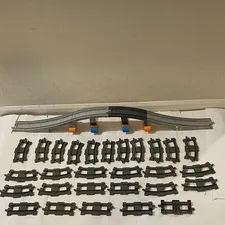 Lego Duplo Train Bridge And Tracks Curved Straight Tracks Lot Of 32 Tracks