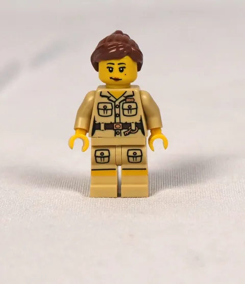 LEGO Series 5 Zoo Keeper Minifigure COL071 Tan Retired 2011 Collectible