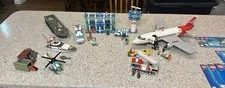 LEGO City Sets, Airport 3182, 7285, 4431, 60002, 4642 and 60131. 