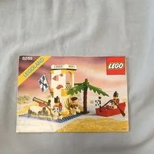LEGO LEGOLAND Set 6265 Instruction Manual Booklet Illustrated Vintage