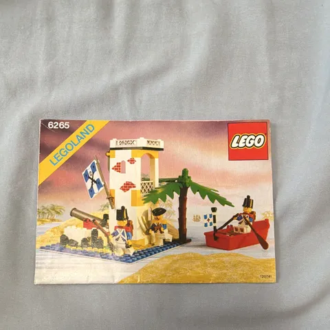 LEGO LEGOLAND Set 6265 Instruction Manual Booklet Illustrated Vintage