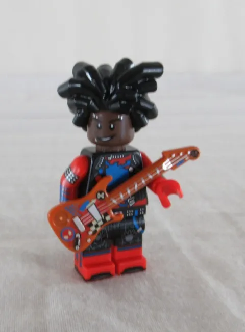 Lego Spider-Punk Unmasked Minifigure Spider-Man Across the Spider-Verse CMF 2025