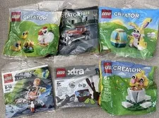 LEGO Lot 6 Sealed Polybags Creator Easter Galaxy Squad Xtra 30644 30583 30230