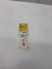 LEGO Easter Bunny Suit Guy Minifigure Iconic Key Light White Keyring Keychain