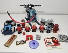 LEGO Disney The Incredibles 2 Minifigures Lot extra pieces 10759 10760 10761 