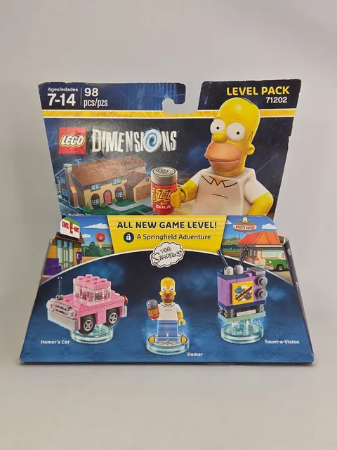 LEGO Dimensions 71202 The Simpsons Level Pack, Homer Simpson, NEW Sealed NIB