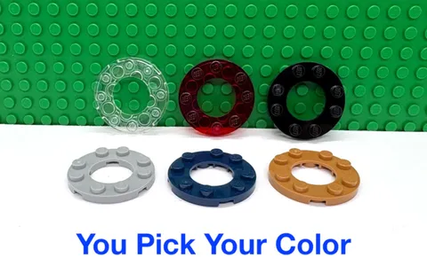LEGO 4x4 Round Plate with Open Center "You Pick Your Color and Qty" NEW