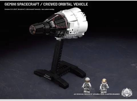 LEGO Gemini Spacecraft Complete Set BKM5013 510 Pieces Custom Minifigs