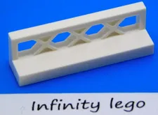10 LEGO White Fence Lattice 1 x 4 x 1 (3633) - 10 Pieces
