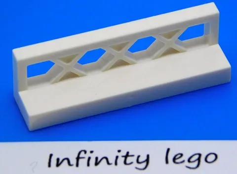 10 LEGO White Fence Lattice 1 x 4 x 1 (3633) - 10 Pieces