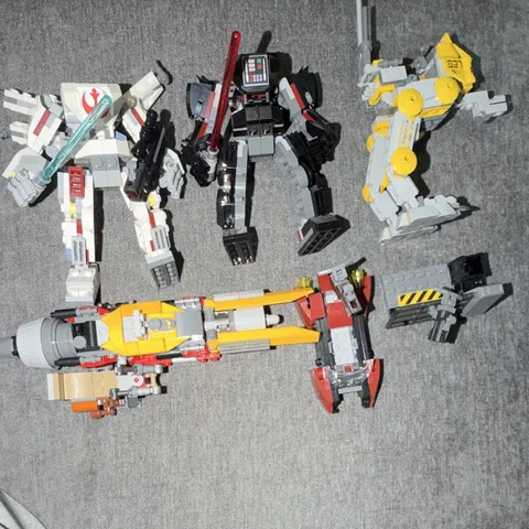 LEGO Star Wars Bulk Lot Assorted Ships, Vehicles & Mechs