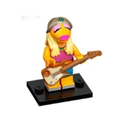 LEGO Disney The Muppets Janice Minifigure CMF 71033 Complete w/ Guitar Stand