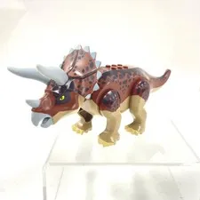 LEGO Tricera01; Dinosaur Triceratops With Reddish Brown Back; From 5885