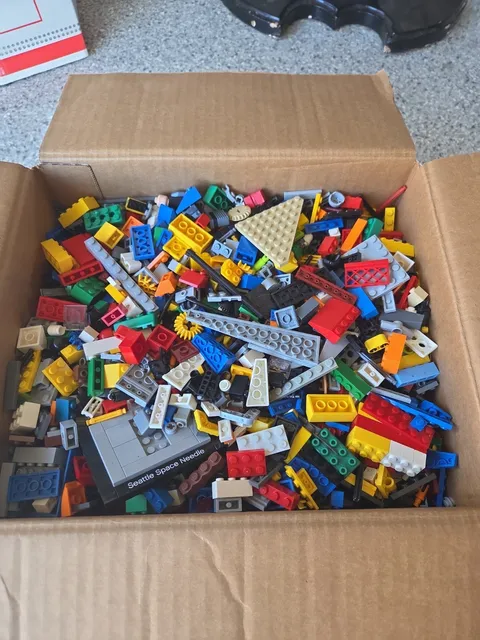 LEGO Bricks and Pieces Bulk Lot Mixed Parts 10 lbs Loose Misc.  