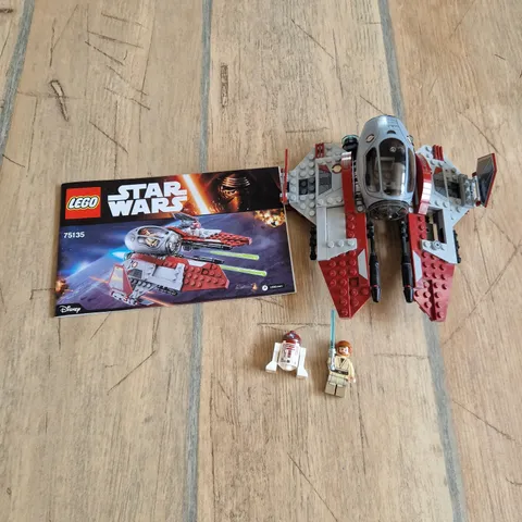 Star Wars Lego Obi Wan Starfighter 75135 with Minifigures
