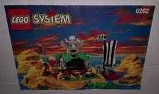 MANUAL ONLY Lego 6262 King Kahuka’s Throne Vintage Instructions Legoland Island