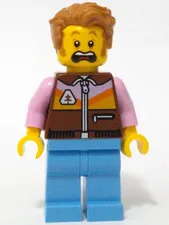 LEGO: Camper Male Reddish Brown Jacket (cty1734)