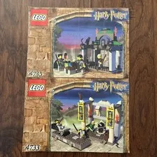 Lego Harry Potter The Dueling Club (4733 & 4735) Instruction Booklets Only