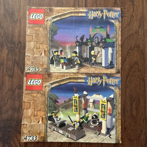 Lego Harry Potter The Dueling Club (4733 & 4735) Instruction Booklets Only