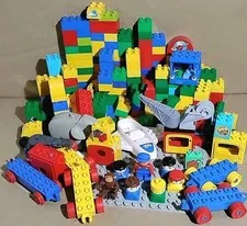 LEGO Duplo Building Blocks Multicolor 230 Pieces - See Pictures 