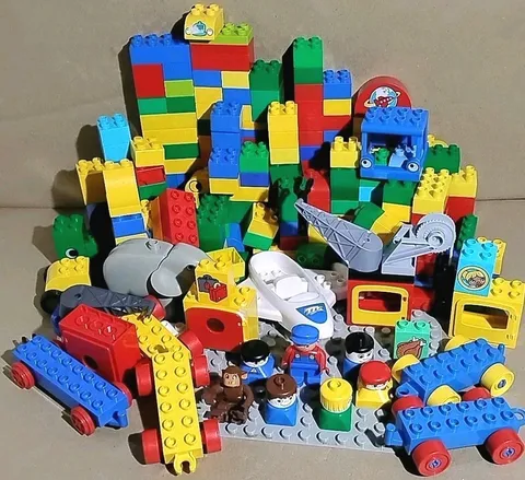 LEGO Duplo Building Blocks Multicolor 230 Pieces - See Pictures 