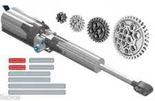 Lego Power Functions MOTORIZED Linear Actuator (motor,cylinder,piston,gear,axle)