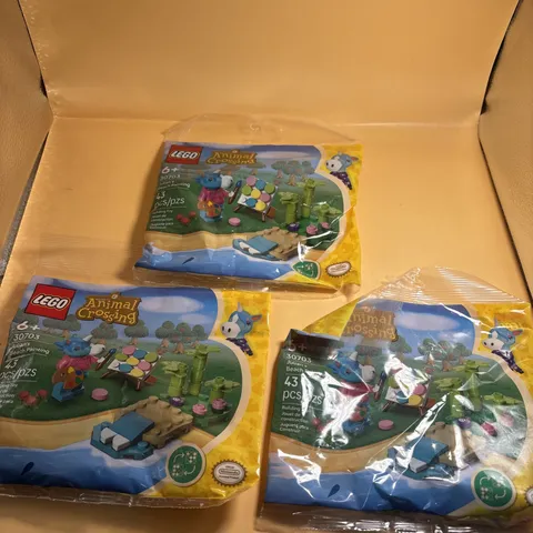3x Pack 2025 LEGO ANIMAL CROSSING--JULIAN'S BEACH PAINTING SET (NEW) 30703