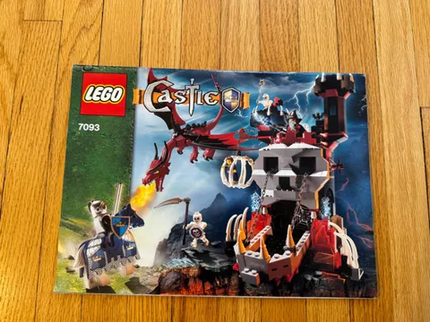 Lego Castle Skeleton Tower (7093) Instruction Booklet Only