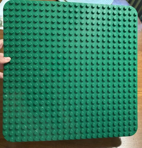 LEGO DUPLO Green Baseplate 24x24 Studs Large 15”x15” Genuine Building Plate