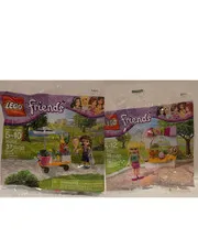 New Unopened Lego Friends Juice Cart 30202 & Bake Stand 30113