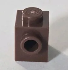 LEGO Parts - Reddish Brown Brick 1 x 1 with Stud on Side - No 87087