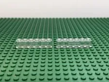 2004 LEGO Trans-Clear Brick 1 x 6 Harry Potter Knight Bus 4695 (2 PCS) #3009