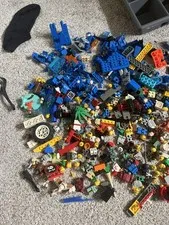 LEGO Bulk Lot of 2 Pounds minifigs Bricks Parts and Pieces Genuine 2 Lbs Bag