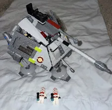 RARE LEGO Star Wars The Clone Wars ATAP Walker 2008 No Box With Some Minifigures
