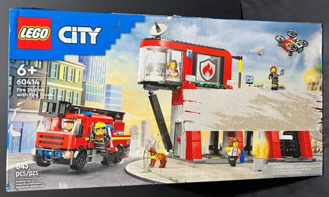 LEGO CITY: Fire Station with Fire Truck (60414) - Damaged Box