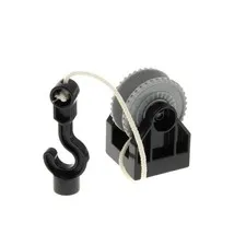 1x Lego Duplo Winch 2x2x2 Light Gray Holder Hook Black 13358 13366c01