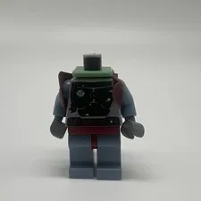 Lego Boba Fett Minifigure Body Only With Jetpack Missing Head And Accessories
