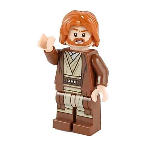 LEGO® Star Wars Obi-Wan Kenobi Minifigure™ Full Robe Hair with Part Set sw1220