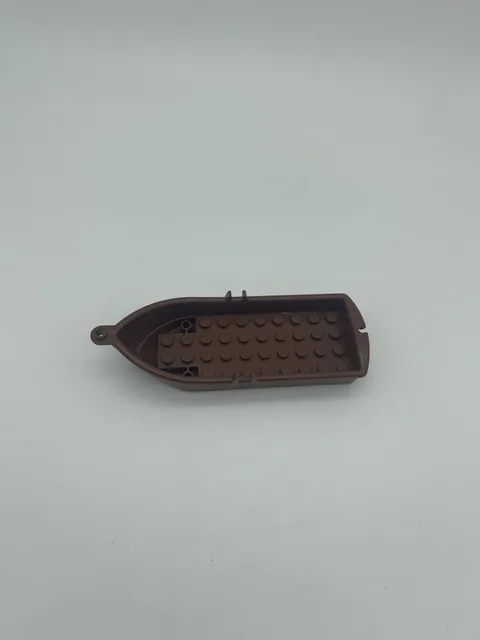 LEGO Pirates Brown Boat, 14 x 5 x 2 with Oarlocks and 2 Hollow Inside Studs 2551