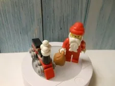 LEGO MINI FIGURE SANTA W BAG AND TRAIN ADVENT LIMITED EDITION 2011-1013