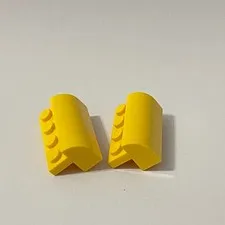 Lego 1809 Yellow Replacement Add-on Pieces Parts Lot of 2