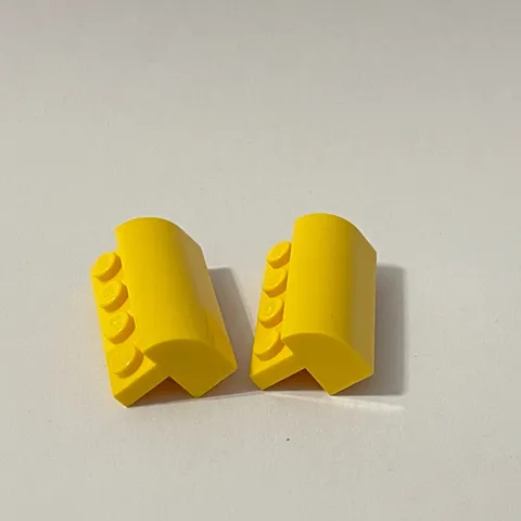 Lego 1809 Yellow Replacement Add-on Pieces Parts Lot of 2