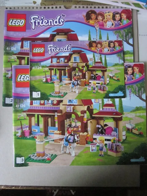 Lego Building Instructions Instruction 41126 Friends Part 1 to 3, Part 1 thru 3
