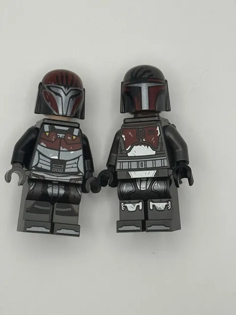 LEGO 2 Mandalorian Super Commando Minifigures SW1486 SW1487 75449 Star Wars