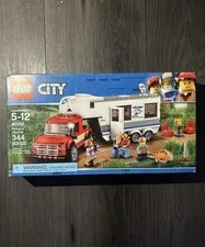 Lego City Great Vehicles Pickup & Caravan 60182 Building Kit 344 Piece Prebuilt