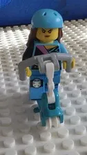 Lego Skater Rock Girl With Scooter